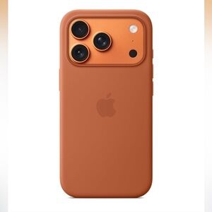 Apple iPhone 17 Pro Silicone Case in Terra Cotta